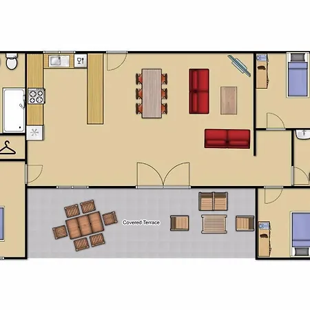 Sleeps 6 Pool Air Con Wifi *